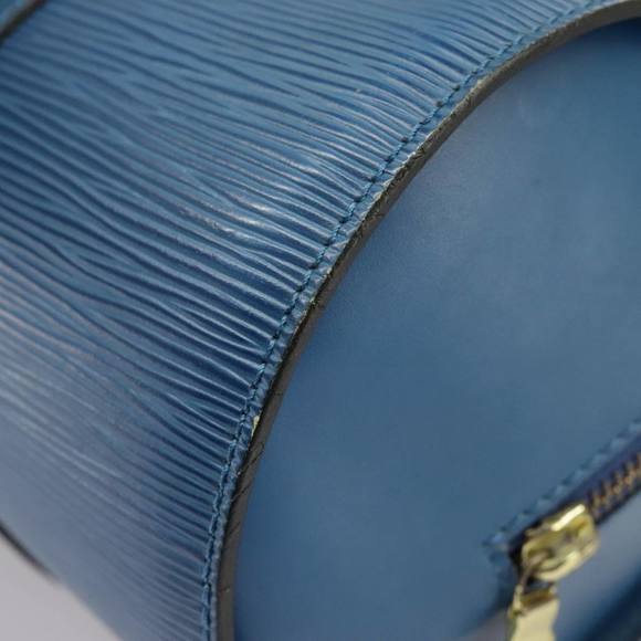 LOUIS VUITTON Epi Soufflot Hand Bag Blue M52225 LV Auth 100524 - Picture 16 of 16